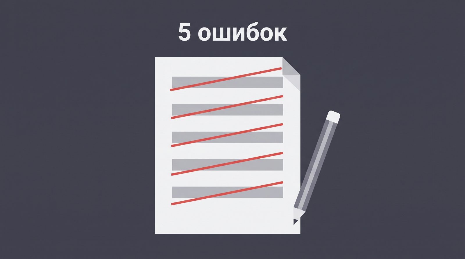 Пять ошибок в текстах для сайта, которые я вижу чаще всего